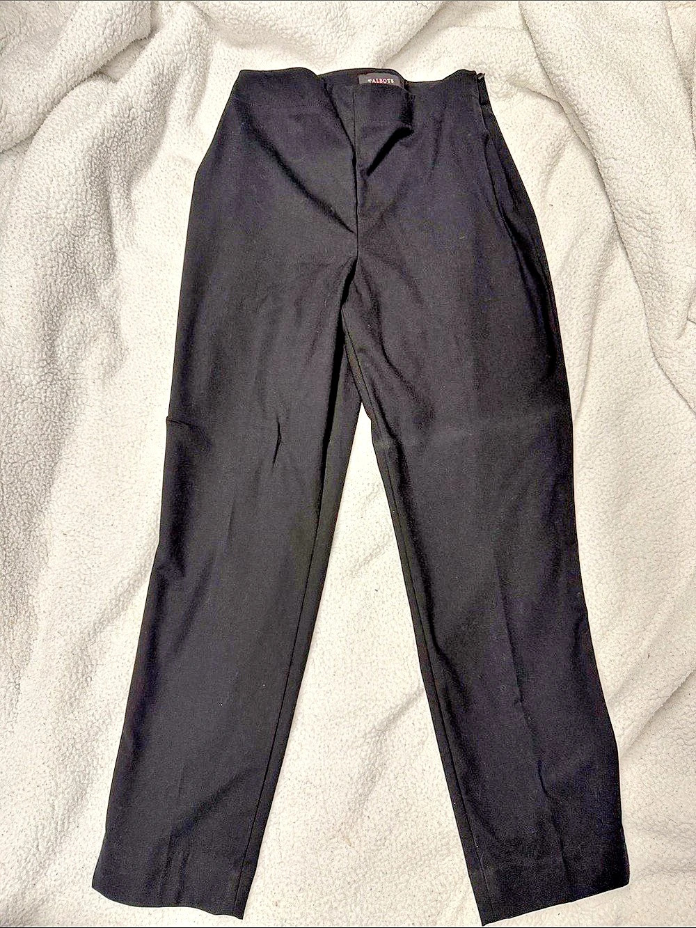Talbots Hollywood Pants Black Trousers Size 8